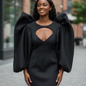 ASOS DESIGN Women Black Dress 2